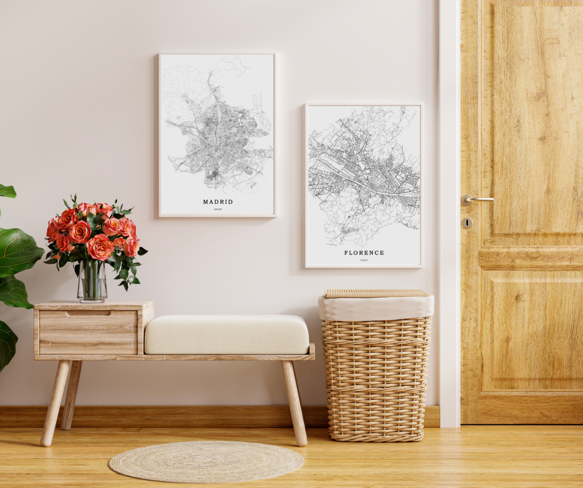 Unikalūs plakatai ir printas rėmeliuose